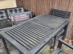 4 tuinstoelen met tafel, Tuin en Terras, Tuinsets en Loungesets, 4 zitplaatsen, Gebruikt, Eettafel, Ophalen of Verzenden