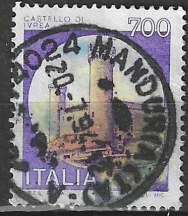 Italie 1980 - Yvert 1453 - Ivrea - Turijn (ST), Postzegels en Munten, Postzegels | Europa | Italië, Gestempeld, Verzenden