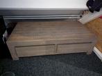 stevige salontafel 75x145,5x40, Huis en Inrichting, Tafels | Salontafels, Ophalen, Gebruikt, 100 tot 150 cm, 50 tot 100 cm