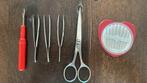 Naaigerei en pincetten, Ophalen of Verzenden, Gebruikt