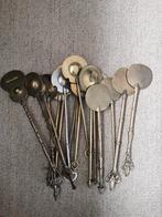 Collectie antieke bronzen messing spatels, Antiek en Kunst, Ophalen of Verzenden