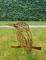 Vogel uit cortenstaal, Ophalen, Metaal