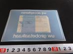 sticker Raamsticker PCGD  GIRO wij accepteren uw girobetaalk, Ophalen, Zo goed als nieuw, Bedrijf of Vereniging