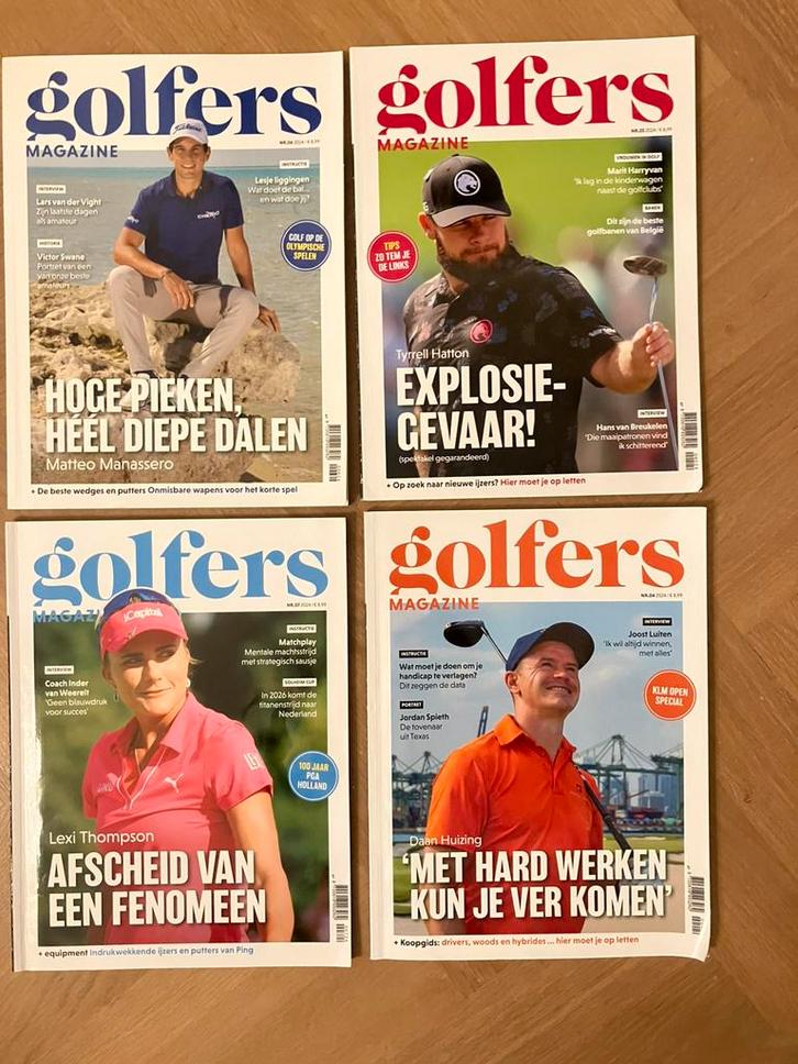 Golfers magazine 4 nummers, Boeken, Tijdschriften en Kranten, Zo goed als nieuw, Ophalen