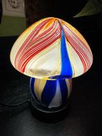 TafelLamp, paddenstoel glas, Ophalen of Verzenden, Paddenstoellamp, Minder dan 50 cm, Glas