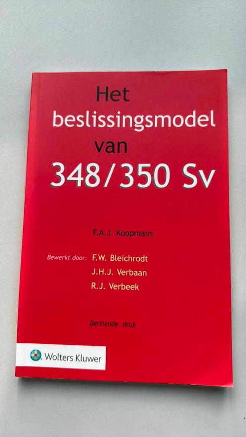 F.A.J. Koopmans - Het beslissingsmodel van 348/350 Sv, Boeken, Wetenschap, Zo goed als nieuw, Verzenden