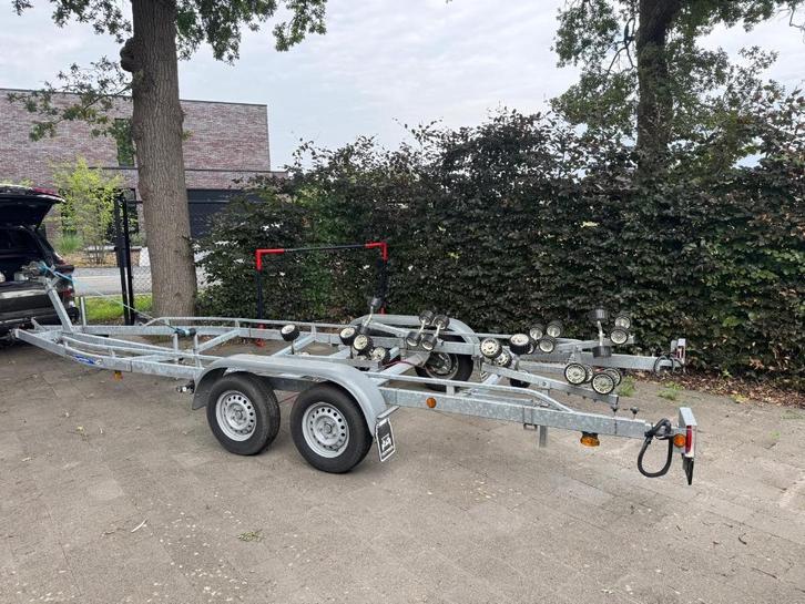 Freewheel 2700 KG, Watersport en Boten, Boottrailers, Gebruikt, Overige typen, 1500 tot 3000 kg, Verstelbare verlichting, Geremd