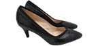 zwarte leer pump van Peter Kaiser maat 7,5 (21225), Verzenden, Zwart, Pumps
