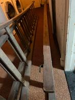 Wienese houten ladder driedelig, Doe-het-zelf en Verbouw, Ladders en Trappen, Ophalen, Gebruikt, Ladder, Opvouwbaar of Inschuifbaar