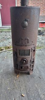 Supertoffe oude ijzeren houtkachel. antiek, werkt prima, Huis en Inrichting, Kachels, Ophalen, Gebruikt, Hout, Houtkachel