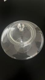 Mooie glazen voorraadpot/stolp, Huis en Inrichting, Woonaccessoires | Etagères, Ophalen, Zo goed als nieuw