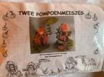 Twee pompoenmeisjes, Ophalen of Verzenden, Nieuw, Figuurtje(s), Wolvilt