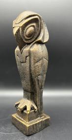 Art deco stijl uil van gietijzer., Ophalen of Verzenden