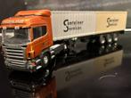Tekno Scania R high line met 2x 20ft container, Ophalen of Verzenden, Zo goed als nieuw, Bus of Vrachtwagen, Tekno