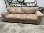 Bank van geschuurd leer, 2.25m., Ophalen, Gebruikt, Driepersoons, Landelijk