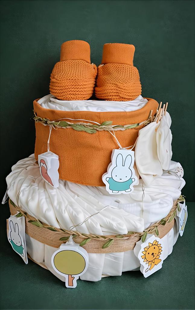 Luiertaart op aanvraag. kraamcadeau, baby shower cadeau,, Kinderen en Baby's, Kraamcadeaus en Geboorteborden, Nieuw, Kraamcadeau