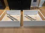 2x IKEA Maximera lades met Utrusta frontjes, Ophalen, Wit, Nieuw, 50 tot 100 cm