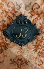 Prachtig! Antiek huisnummer 33, Ophalen of Verzenden