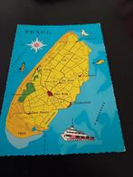Ansichtkaart van Texel plattegrond ongelopen, Ophalen of Verzenden, 1980 tot heden, Waddeneilanden