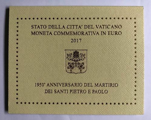 Twee Euro Vaticaan: Petrus en Paulus [2017] BU, Postzegels en Munten, Munten | Europa | Euromunten, Losse munt, 2 euro, Vaticaanstad