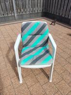 Tuinstoelen Jardin 5 stuks en 6 kussens, Ophalen of Verzenden, Zo goed als nieuw, Kunststof, Stapelbaar