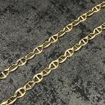 14k gouden ketting massief anker schakel, Sieraden, Tassen en Uiterlijk, Kettingen, Ophalen of Verzenden, Zo goed als nieuw, Goud