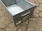 Industriële zinken bakken 20x32x50 ZEER ZELDZAAM, Ophalen, Gebruikt
