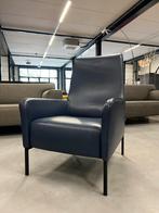 Nieuw Linteloo Romeo fauteuil hoog blauw leer Design stoel