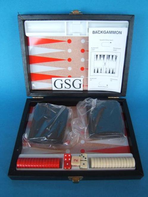 Backgammon nr. 60251-02, Hobby en Vrije tijd, Gezelschapsspellen | Bordspellen, Zo goed als nieuw, Ophalen
