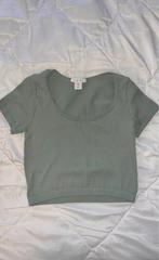 Crop Top Shirtjes Groen, Kleding | Dames, Tops, Ophalen of Verzenden, Zo goed als nieuw, Korte mouw, Maat 36 (S)