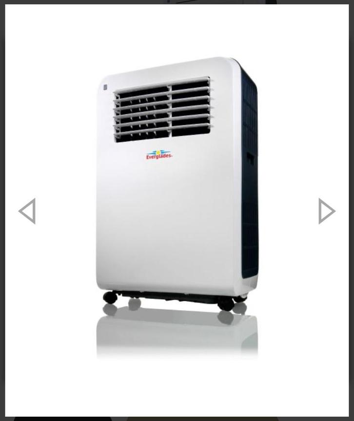 Mobiele Airco EVERLADES EV9061 10000 BTU, Witgoed en Apparatuur, Airco's, Zo goed als nieuw, Mobiele airco, 60 tot 100 m³, 3 snelheden of meer