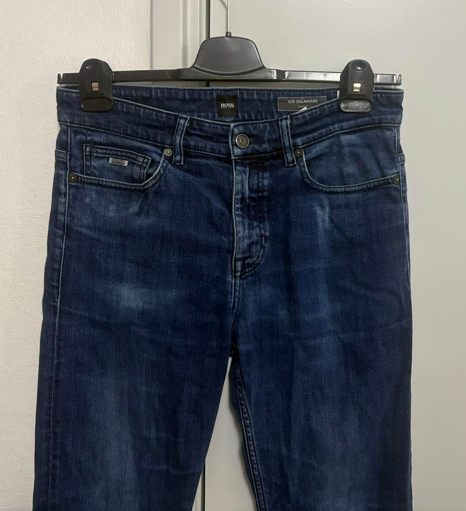 Mooie jeans merk BOSS, Ophalen of Verzenden, Zo goed als nieuw, Blauw, W30 - W32 (confectie 38/40)