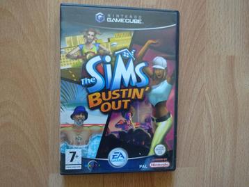 GameCube The Sims Bustin' Out , Nintendo GC Game beschikbaar voor biedingen