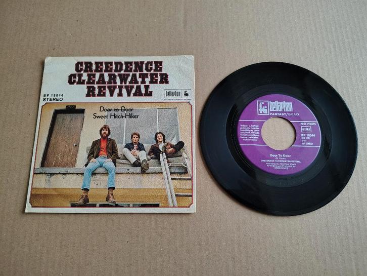 7" Single: CCR - Door To Door (1971), Cd's en Dvd's, Vinyl Singles, Gebruikt, Pop, 7 inch, Verzenden