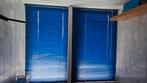 Te koop metalen luxaflex blauw hxb: 180cm bij 187,5cm, Huis en Inrichting, Stoffering | Gordijnen en Lamellen, Gebruikt, Ophalen