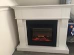 Elektrische haard met schouw, Ophalen, Gebruikt, Vrijstaande haard, Elektrische haard
