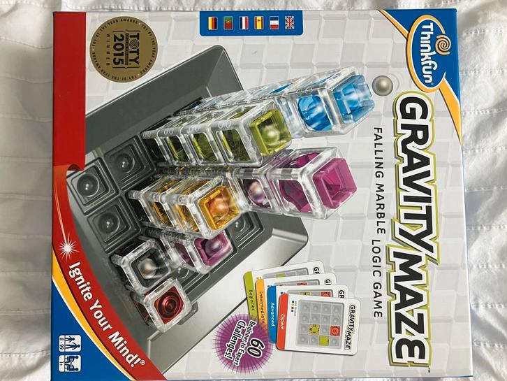 Thinkfun Gravity Maze Bordspel, Hobby en Vrije tijd, Gezelschapsspellen | Bordspellen, Nieuw, Een of twee spelers, Ophalen