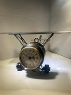 Vintage Vliegtuig Tafelklok - Analoog, Huis en Inrichting, Woonaccessoires | Klokken, Gebruikt, Wekker of Tafelklok, ., Ophalen of Verzenden