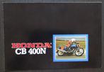 Nederlandse folder Honda CB 400 N (6 pag.) - 1982, Motoren, Verzenden, Honda