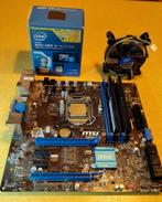 Intel i3-4330 + 8GB DDR3 + Moederbord, Computers en Software, Moederborden, Ophalen, Gebruikt, DDR3, Micro-ATX