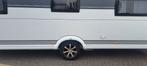 Caravan sportwielen set 15 inch 185R14C /Tomason zwart/polis, Caravans en Kamperen, Ophalen, Zo goed als nieuw