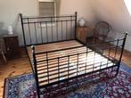 Spijlenbed van Ikea 180x200, Ophalen, Gebruikt, Zwart, Tweepersoons