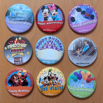 Disney World verzamelpins – 9 stuks, diverse thema’s beschikbaar voor biedingen