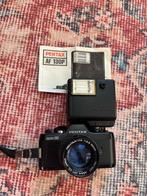 Pentax Auto 110 met 50mm lens en originele flitser (werkend), Ophalen of Verzenden, Gebruikt, Spiegelreflex, Pentax