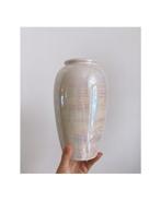 Parelmoer west germany vaas, Overige kleuren, Aardewerk of Porselein, Ophalen of Verzenden, Zo goed als nieuw