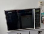 Sharp R961INW combi magnetron zilver, Witgoed en Apparatuur, Magnetrons, Ophalen, Combimagnetron, Gebruikt, Oven