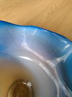 Glazen fruitschaal blauw, Antiek en Kunst, Ophalen