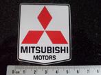 sticker Mitsubishi motors logo klein - middel, Verzamelen, Verzenden, Zo goed als nieuw, Auto of Motor