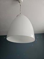 Witte hanglamp, Ophalen, Zo goed als nieuw, Glas, Modern
