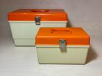 Een grote en een kleine vintage Curver naaidoos naaimand, Ophalen of Verzenden, Zo goed als nieuw, Overige typen